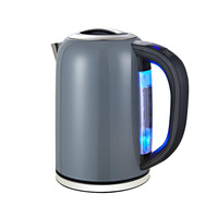 Bouilloire électrique sans fil en acier inoxydable 304 de 1,7 L, 1500 W, chauffe rapide, contrôle numérique, arrêt automatique, affichage LED isolé, K013
