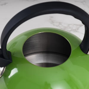 Bouilloire sifflante en acier inoxydable, théière verte pour cuisinière à induction, eau bouillante rapidement pour la maison et la cuisine - Product Image 4