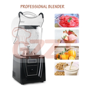 다기능 스무디 블렌더 자동 얼음 분쇄기 방음 커버 포함 1L 과일 믹서 - Product Image 5