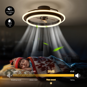 Hot bán modern <span class=keywords><strong>LED</strong></span> quạt trần 3 màu sắc 6 mạnh mẽ tốc độ gió cho phòng ngủ & livingroom với điều khiển từ xa & đèn <span class=keywords><strong>LED</strong></span> - Product Image 3