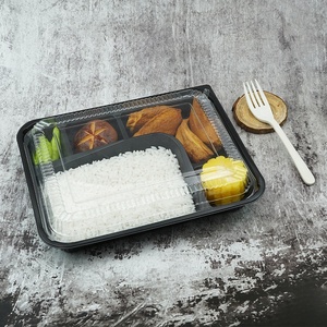Contenedores de Plástico para Preparación de Comidas al por Mayor, 5 Compartimentos, Contenedores de Plástico para Llevar, Loncheras Bento, Contenedores de Alimentos Desechables de PP - Product Image 3