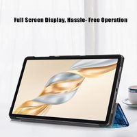 Étui en cuir PU magnétique fin imprimé pour tablette Honor Pad X9A 11.5/X9 Pro 11.5/X9 11.5/X8 Pro 11.5
