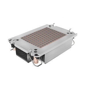 1U 2U 4U Server CPU-Kühlkörper mit 3 reinen Wärmer ohr Aluminium Fin Lga4189 4677 CPU-Kühler Kunden spezifischer 205W Server-Kühler - Product Image 1