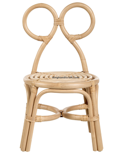 Silla de ratán para niños hecha a mano, asiento de bebé tejido natural ecológico, muebles ligeros y duraderos - Product Image 4