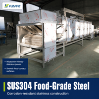 Four de Cuisson Industriel à Chaîne Continue, Machine de Cuisson en Tunnel, Four de Boulangerie à Convoyeur à Chaîne, Équipement de Cuisson Alimentaire