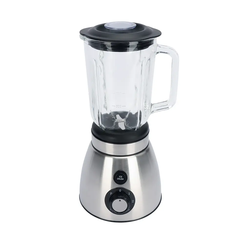 1.5L Glass jar Table Blenders 350w Ice Smoothie Maker With Stainless Steel Grinder