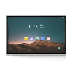 75 Inch Smart Board Interactive Panel Touch Screen All-In-One Computer Voor Techinng Vergadering Training