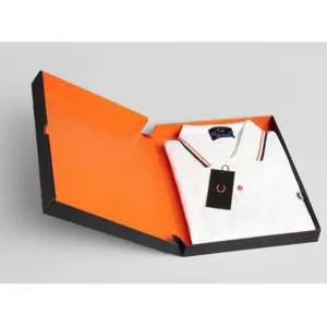 Custom Golfkarton Beide Zijden Gedrukt Luxe Polo Shirt Verpakking