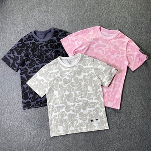 Camiseta <span class=keywords><strong>Bapesta</strong></span> de Algodón de Alta Calidad, 280g, Venta al Por Mayor de Fábrica, Estilo Urbano, para Hombre y Mujer, con Gráfico de Camuflaje, 2026 - Product Image 1