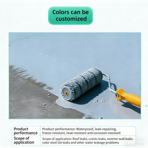 Recubrimiento Impermeable de Goma Líquida para Techos y Suelos de Epoxi y <span class=keywords><strong>Poliuretano</strong></span> para Aplicación <span class=keywords><strong>con</strong></span> Brocha o Pulverizador - Product Image 2