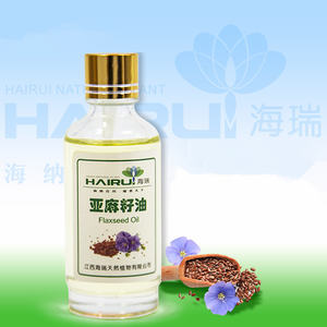 Penjualan laris minyak biji rami tekanan dingin makanan grade makanan minyak biji rami sayuran dapat dimakan minyak biji untuk perawatan kesehatan kulit - Product Image 1