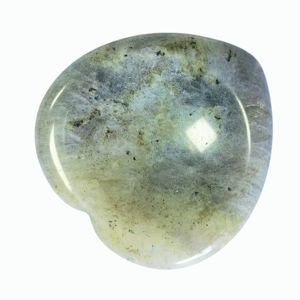 Pierre de poche en labradorite polie en forme de cœur, pierre apaisante, vente en gros directe d'usine chinoise - Product Image 6