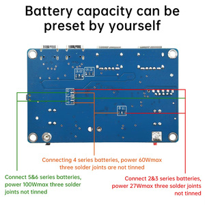 100W PD QC sạc kho báu hai chiều sạc nhanh mô-đun điện di động điều khiển nhiệt độ hiển thị điện - Product Image 4