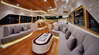Aventure et élégance : yacht de luxe de 75 pieds pour croisières en groupe privé avec certification CE