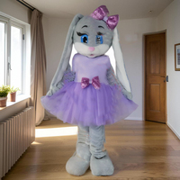 Costume gonflable d'ours pour couple, tenue de marionnette de dessin animé, accessoires de cosplay avec couvre-chef, ours personnalisé