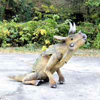 DINO AD-282 Dinozor Parkı Animatronik Bebek Triceratops Robot Modelim