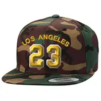 Logo personalizzato sportivo di alta qualità Los Angeles 7 berretto snapback regolabile con cappuccio mimetico montato su pannello con ricamo 3d