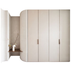 Penderie d'angle personnalisée pour des aménagements de pièces difficiles <span class=keywords><strong>Cintre</strong></span> rotatif à 360 ° Design peu encombrant - Product Image 6