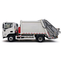 Camion Compacteur de Déchets Entièrement Électrique 7,5/8 Mètres Cubes pour la Collecte des Déchets Urbains et Sanitaire à Vendre