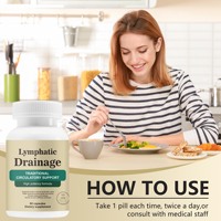 Détox corporelle populaire en gros avec extrait d'herbes naturelles pour le soutien du système immunitaire et l'amélioration des gonflements, complément de drainage lymphatique