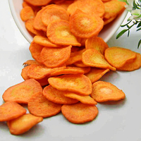Texture dure croustillante et saine de carotte frite avec un emballage de boîte de grande saveur pour une collation portable pratique