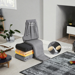 RUIQUWIN <b>Men's</b> Casual Eco-Friendly Breathable Sweatpants Wholesale Thermal <b>Fleece</b> <b>Lined</b> Elasticated Sport Joggers Winter Pants - Product Image 3