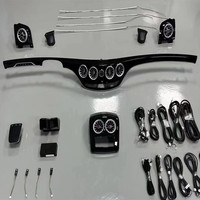 Vente flash Kit de mise à niveau de l'intérieur de luxe Classe S W221 Écran LCD Lumière d'ambiance Planche en bois de pêche pour Mercedes Benz Classe S W221