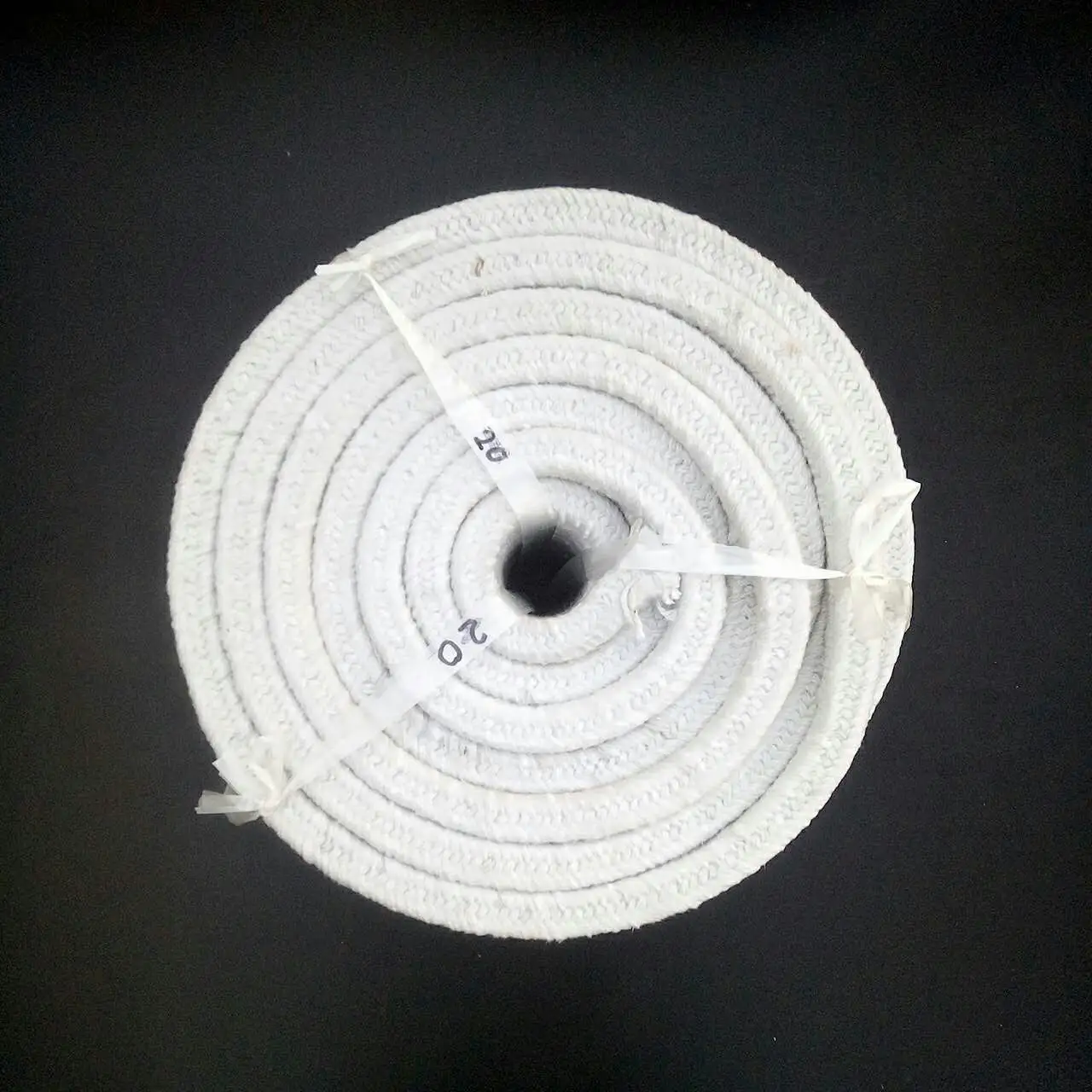 Factory Wholesale Thermal Insulation Ceramic Fiber Twisted Ceramic Fiber Rope for kiln