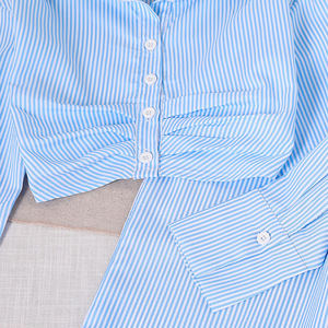 Nuevo Conjunto Casual <span class=keywords><strong>de</strong></span> Otoño para <span class=keywords><strong>Niñas</strong></span>, Camisa <span class=keywords><strong>de</strong></span> <span class=keywords><strong>Manga</strong></span> <span class=keywords><strong>Larga</strong></span> a Rayas con Cintura Ajustada y Pantalones con Tela <span class=keywords><strong>de</strong></span> Lana - Product Image 4