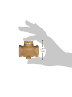 Vanne de retenue en ligne 3/4 FPT pour compresseur d'air - Vanne anti-retour en acier inoxydable étanche pour systèmes pneumatiques