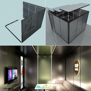 Pared Divisoria de Oficina para Club de Salud, Panel Sólido, Privacidad, Insonorización, Pared Divisoria para División de Habitaciones, Pared Divisoria Modular - Product Image 3