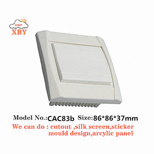 Boîtiers en plastique de lecteur de cartes de panneau Carylic extérieur boîtier en plastique ABS électronique avec boîtier en plastique personnalisé 86*86*37mm CAC83 - Product Image 6