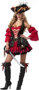 Costume de pirate espagnol pour femme, California Costumes, <span class=keywords><strong>Echo</strong></span> Eye Candy - Product Image 3