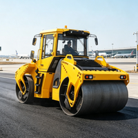 Compacteur vibrant à double tambour 13 tonnes 15 tonnes pour la construction routière avec moteur haute puissance à vendre