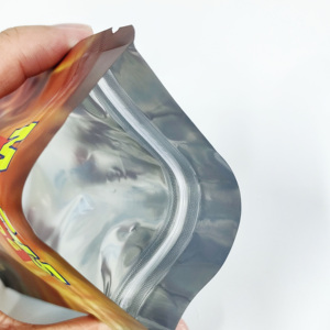Sacs en mylar personnalisés, emballage à fermeture éclair à l'épreuve des enfants, pochette debout en PE de qualité alimentaire, forme spéciale, sac zip-lock - Product Image 5