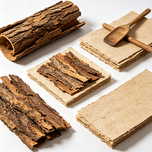 Traditional Handmade Natural Fiber Paper Perfect For Vintage Stationery And Art Creation Projects - Product Image 1