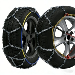 Chaînes à <span class=keywords><strong>neige</strong></span> universelles pour pneus de voiture en acier au carbone KN 12 mm, antidérapantes, en acier allié, haute qualité, avec EN16662-1 - Product Image 5