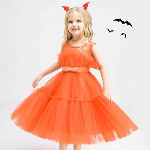 Nuevo Vestido de Tutú Naranja para Niña, Moda RTS, Otoño, Halloween, para Fiesta - Product Image 6