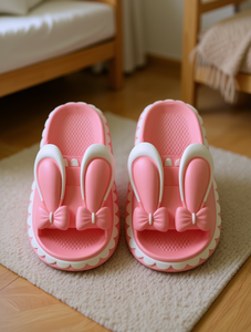 Ciabatte infradito in EVA rosa 37-40 antiscivolo con punta aperta, pantofole estive con fibbia solida - Product Image 2