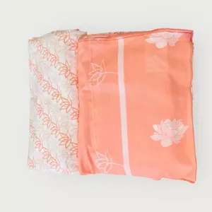 Ensemble de draps en coton à motif floral, lit double, respirant, design moderne, utilisation toute saison - Product Image 5