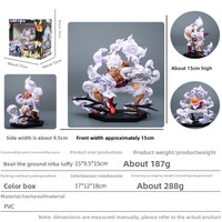 Figura de PVC de Nika Lufei en Posición de Sentadilla, de la Serie Anime Dragon Ball Super, con el Fruto del Combate de Quinta Marcha, para Coleccionistas, Venta al por Mayor