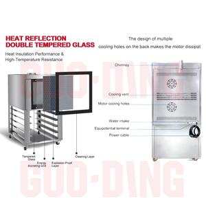 <span class=keywords><strong>Horno</strong></span> de Convección Industrial Eléctrico con Vapor, Certificado ETL, de 10 Bandejas y 5 Niveles, <span class=keywords><strong>para</strong></span> Panadería Comercial, en Venta, <span class=keywords><strong>para</strong></span> Hornear Pan - Product Image 4
