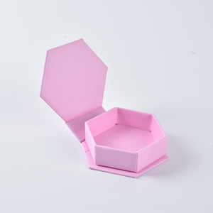 Custom <b>Gift</b> Packaging Hexagonal Jewelry <b>Box</b> Eyelash Packaging <b>Box</b> Eyelash Cluster Magnetic <b>Box</b> - Product Image 4