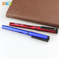 Stylo publicitaire BKS au meilleur prix, encre liquide 0,5 mm, logo personnalisé, couleur, matériau plastique, pour école et bureau, faible MOQ, usage promotionnel, 14 cm