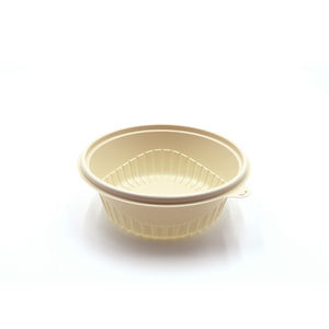 Caja Circular de Plástico para Empaquetado de Comida Rápida, Vajilla de Plástico para Restaurante con Tapas, Vajilla Desechable, Contenedor de Comida - Product Image 3