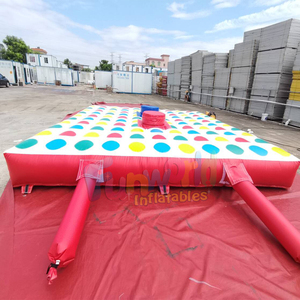 Juegos deportivos inflables interactivos para exteriores, mega twister, colchón gigante de lucha. - Product Image 2