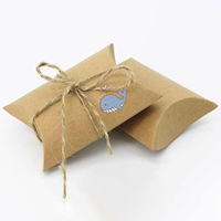 Boîte à cadeaux en papier pliable personnalisée, en papier recyclé, pour bonbons et chocolats