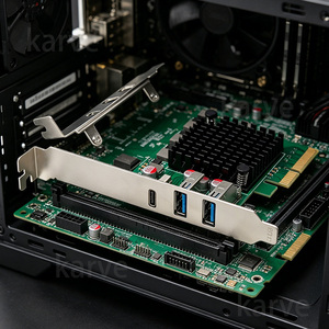 Langlebige Interne Gigabit-Ethernet-Server PCIe X4 <span class=keywords><strong>ASM3242</strong></span> USB3.2 2A1C 20G Bildaufnahmekarte für Hochgeschwindigkeits-Maschinenvision - Product Image 6