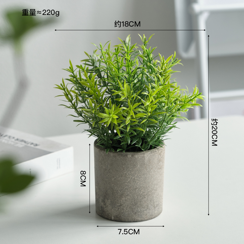 Bouteille colonne grise avec géranium