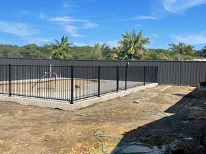 Modern Tasarım Konutlar İçin Süs Demir Tarzı Boru Çelik Çit, Bahçe Çevresi İçin - Product Image 2